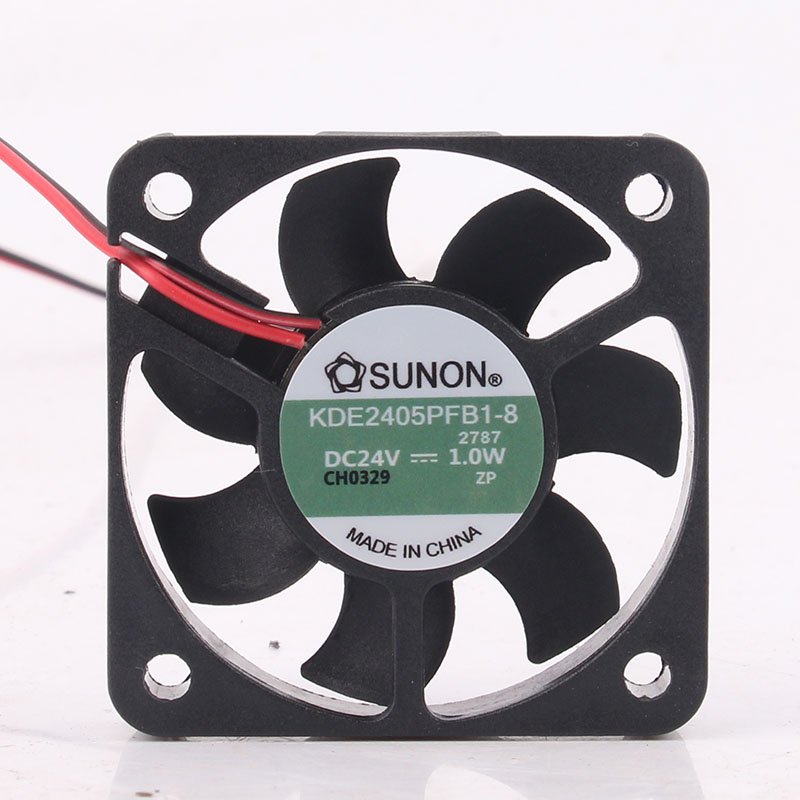 Sunon 12v 48V DC24V 1.0W EC AC 50X50X10MM 5CM 5010 Silent Inverter Double Ball Bearing Ventilation KDE2405PFB1-8 Cooling Fan